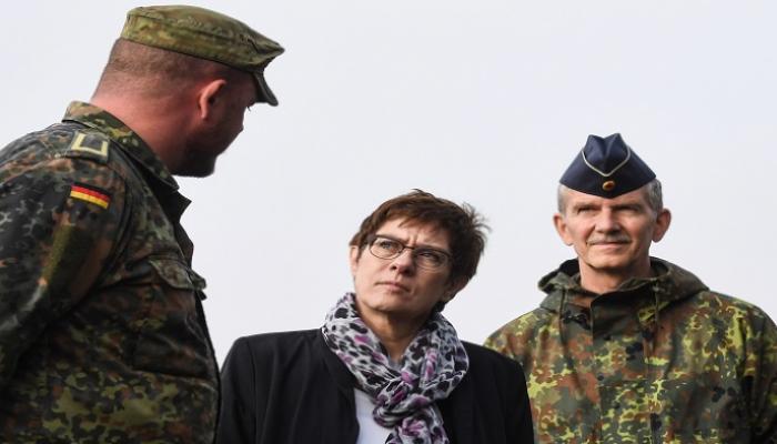 وزيرة الدفاع الألمانية أنيغريت كرامب-كارنباور - أ.ف.ب