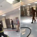 حريق مستشفى الملك سعود