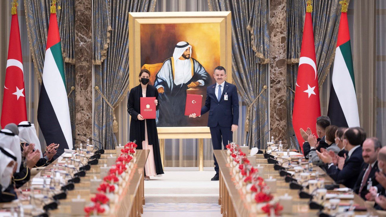 اتفاقيات الإمارات وتركيا