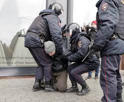 متظاهرين روسيا