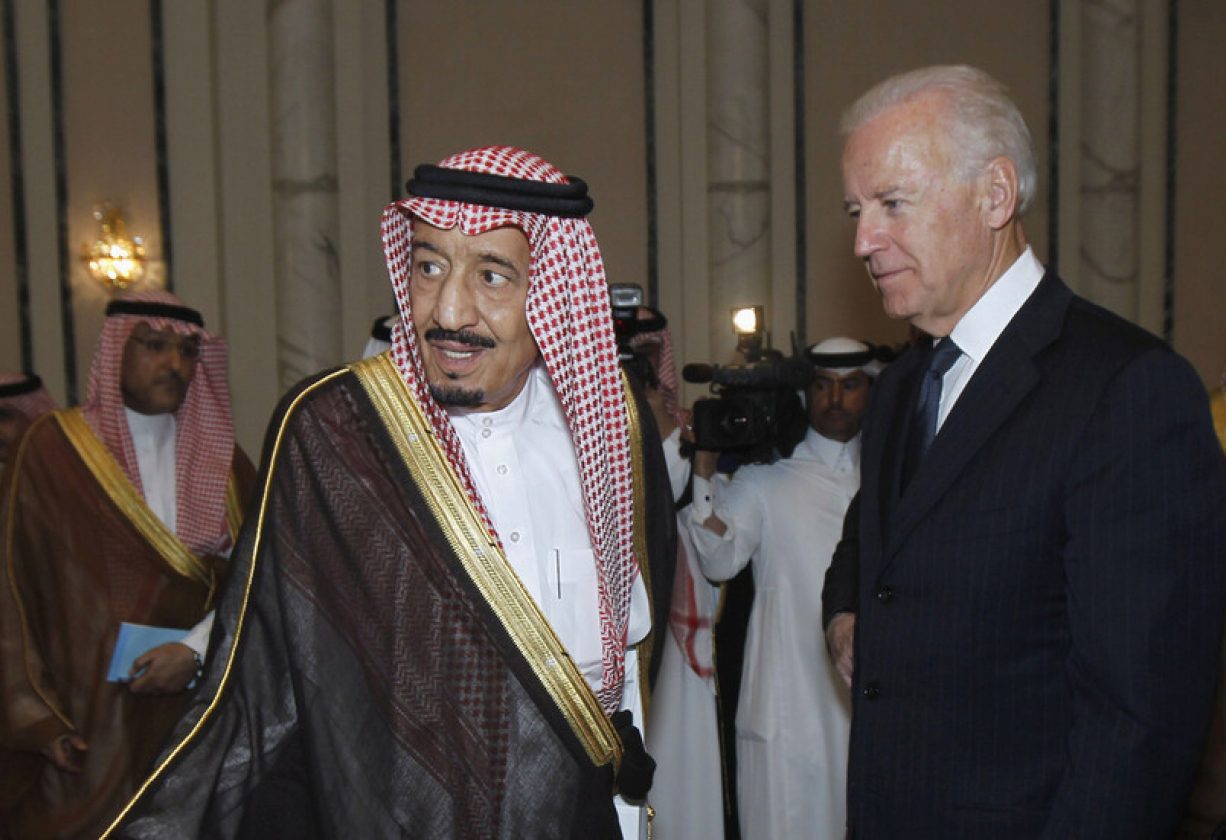 ملك السعودية والرئيس الأمريكي