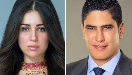 خطوبة أبو هشيمة ومي عز الدين