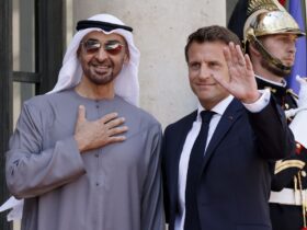 محمد بن زايد في قصر الإليزيه