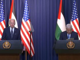 كلمة عباس خلال لقاءه مع بايدن