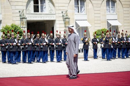 زيارة محمد بن زايد لفرنسا