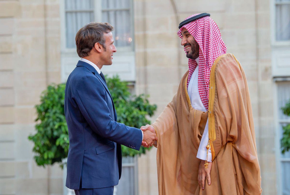 محادثات ماكرون وولي العهد السعودي