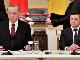 لقاء زيلينسكي مع أردوغان