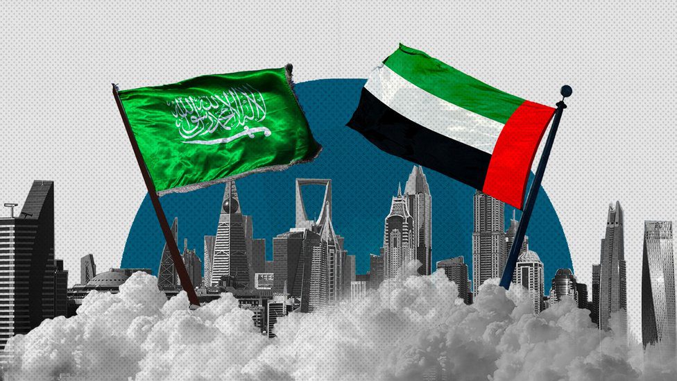 احتفال الإمارات باليوم الوطني السعودي