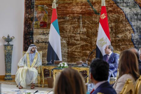 محمد بن راشد والسيسي