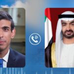 اتصال رئيس الإمارات ورئيس الوزراء البريطاني