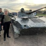 زيارة وزيرة الدفاع الألمانية لأوكرانيا