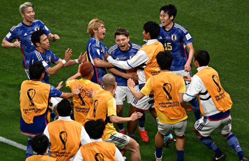 فوز اليابان على ألمانيا في مونديال قطر