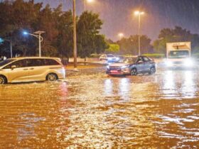 الأمطار في الكويت