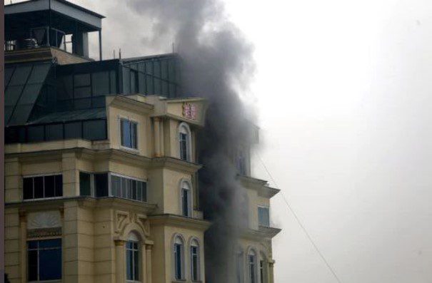 قصف فندق صيني بكابول