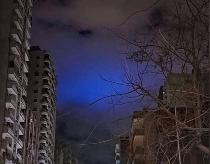 ظهور لون في سماء الإسكندرية